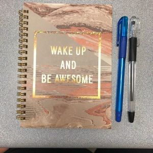 notebook & pens